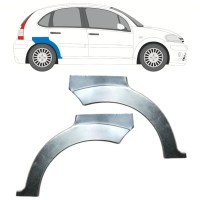 Panel de reparación guardabarros trasero para Citroen C3 2002-2010 / Izquierda+Derecha / Conjunto 14769