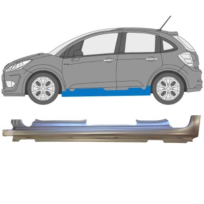 Umbral completo para Citroen C3 2009-2016 / Izquierda 14636