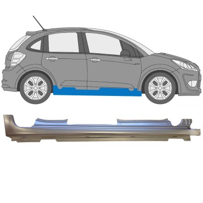 Umbral completo para Citroen C3 2009-2016 / Derecho 14635