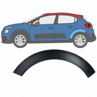 Moldura lateral guardabarros trasero para Citroen C3 2016- / Izquierda 8505