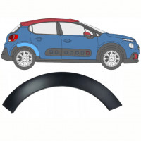 Moldura lateral guardabarros trasero para Citroen C3 2016- / Derecho 8504