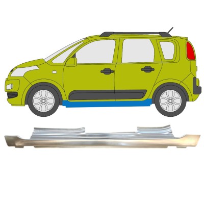 Umbral completo para Citroen C3 Picasso 2008- / Izquierda 14633