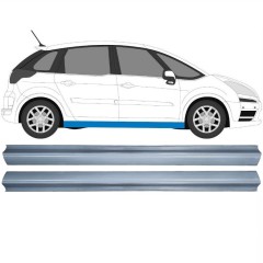 Panel de reparación del umbral para Citroen C4 Picasso 2006-2013 / Izquierda+Derecha / Conjunto 11915