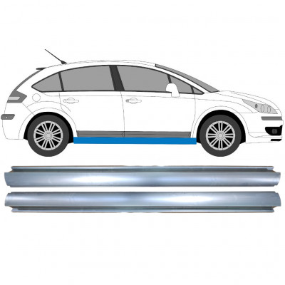 Panel de reparación del umbral para Citroen C4 2004-2011 / Izquierda = Derecha (simétrico) / Conjunto 9520