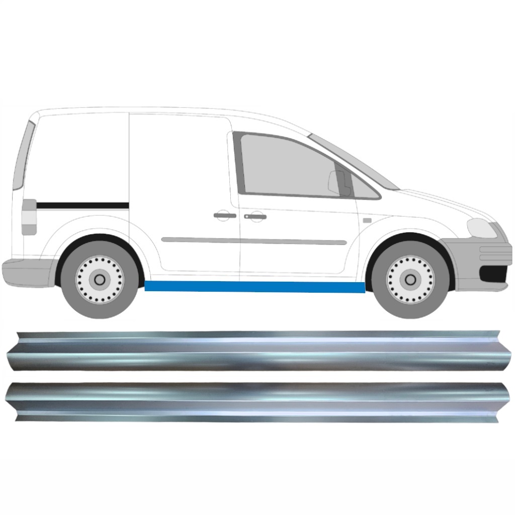 Panel De Reparación Del Umbral Para Vw Caddy 2004-2015 / Izquierda = Derecha (Simétrico) / Conjunto 10485