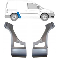 Panel de reparación guardabarros trasero para Volkswagen Caddy 2004-2020 / Izquierda+Derecha / Conjunto 15164
