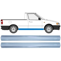 Panel de reparación del umbral para Volkswagen Caddy 1995-2004 / Izquierda = Derecha (simétrico) / PICKUP / Conjunto 16186