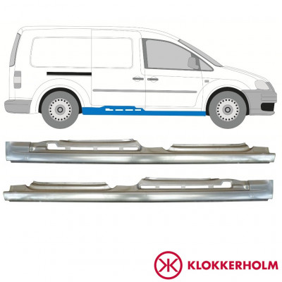 Panel de reparación del umbral para VW Caddy III 2004-2015 Maxi / Izquierda+Derecha / Conjunto 10993