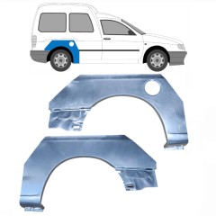 Panel de reparación guardabarros trasero para Seat Inca 1995-2004 / Izquierda+Derecha / Conjunto 13263