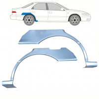 Panel de reparación guardabarros trasero para Toyota Camry 1996-2001 / Conjunto 10269