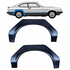 Panel de reparación guardabarros trasero para Ford Capri 1974-1987 / Izquierda+Derecha / Conjunto 11075