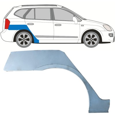 Panel de reparación guardabarros trasero para Kia Carens 2006-2013 / Derecho 16815