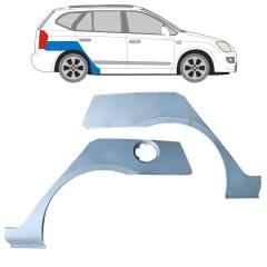 Panel de reparación guardabarros trasero para Kia Carens 2006-2013 / Izquierda+Derecha / Conjunto 16817
