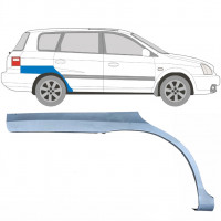 Panel de reparación guardabarros trasero para Kia Carens 1999-2006 / Derecho 5865