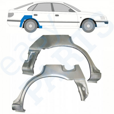 Panel de reparación guardabarros trasero para Toyota Carina E 1992-1997 / Izquierda+Derecha / Conjunto 10464