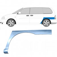 Panel de reparación guardabarros trasero para Kia Carnival 1998-2006 / Izquierda 6670