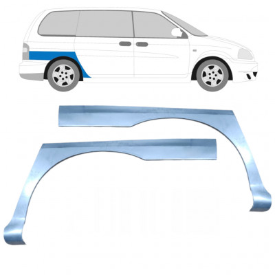 Panel de reparación guardabarros trasero para Kia Sedona Carnival 1998-2006 / Izquierda+Derecha / Conjunto 5198