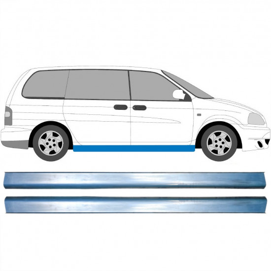 Panel de reparación del umbral para Kia Carnival 1998-2006 / Izquierda = Derecha (simétrico) / Conjunto 10691