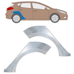 Panel de reparación guardabarros trasero para Kia Ceed 2012-2018 / Izquierda+Derecha / Conjunto 16336