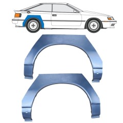Panel de reparación guardabarros trasero para Toyota Celica T16 1985-1989 / Izquierda+Derecha / Conjunto 10425