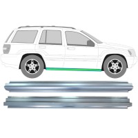 Panel de reparación del umbral interior y exterior para Jeep Grand Cherokee 1998-2005 / Izquierda = Derecha (simétrico) / Conjunto 17005