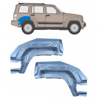 Panel de reparación guardabarros trasero parte trasera para Jeep Liberty 2008-2013 / Izquierda+Derecha / Conjunto 9955