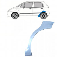 Panel de reparación guardabarros trasero para Chevrolet Spark 2005-2010 / Izquierda 7390