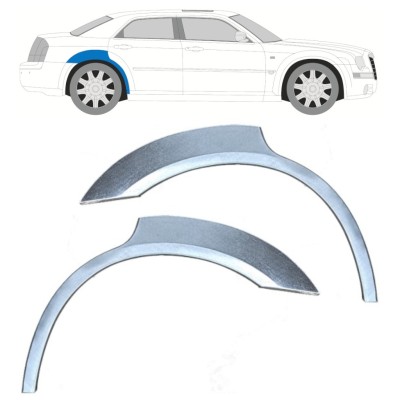 Panel de reparación guardabarros trasero para Chrysler 300C 2004-2011 / Izquierda+Derecha / Conjunto 17207