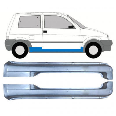 Panel de reparación del umbral para Fiat Cinquecento 1991-1998 / Conjunto 11213