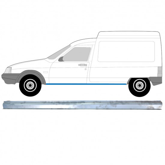 Panel de reparación del umbral para Citroen C15 1984-2005 / Izquierda 11559