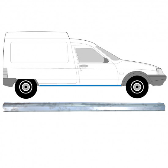 Panel de reparación del umbral para Citroen C15 1984-2005 / Derecho 11558