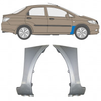 Panel de reparación guardabarros delantero para Honda City 2002-2008 / Izquierda+Derecha / Conjunto 10047