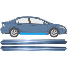 Panel de reparación del umbral para Honda Civic 2005-2011 / Izquierda+Derecha / SEDAN / Conjunto 11008