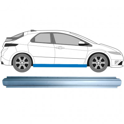 Panel de reparación del umbral para Honda Civic 2005-2011 / Izquierda = Derecha (simétrico) 12870