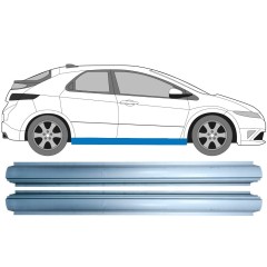 Panel de reparación del umbral para Honda Civic 2005-2011 / Izquierda+Derecha / Izquierda = Derecha (simétrico) / Conjunto 12871