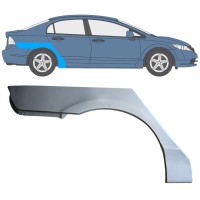 Panel de reparación guardabarros trasero para Honda Civic 2005-2011 / Derecho / SEDAN 16764