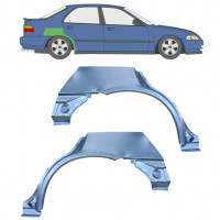 Panel de reparación guardabarros trasero para Honda Civic 1991-1995 / Izquierda+Derecha / Conjunto 10467