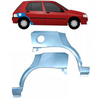 Panel de reparación guardabarros trasero para Renault Clio 1990-1998 / Izquierda+Derecha / Conjunto 9849