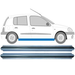 Panel de reparación del umbral para Renault Clio II 1998-2012 / Izquierda+Derecha / Conjunto 9344
