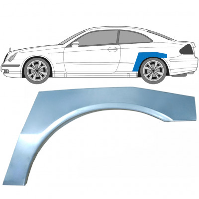 Panel de reparación guardabarros trasero para Mercedes CLK 2002-2009 / Izquierda 5937