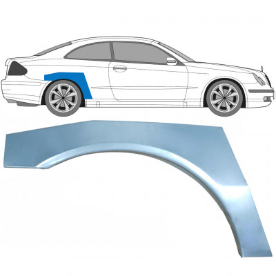 MERCEDES CLK 2002-2009 PANEL DE REPARACIÓN DEL ALERÓN TRASERO / DERECHA