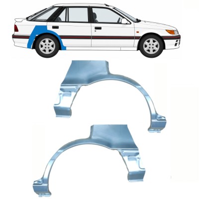 Panel de reparación guardabarros trasero para Mitsubishi Colt 1988-1992 / Izquierda+Derecha / Conjunto 10797