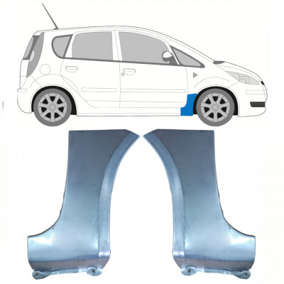 Panel de reparación guardabarros delantero para Mitsubishi Colt 2004-2012 / Izquierda+Derecha / Conjunto 10072