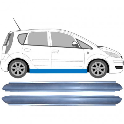 Panel de reparación del umbral para Mitsubishi Colt 2004-2012 / Izquierda = Derecha (simétrico) / Conjunto 10282