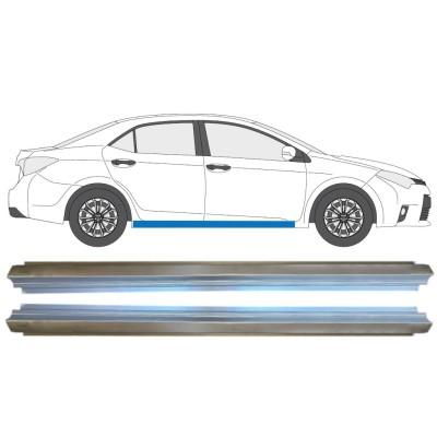 Panel de reparación del umbral para Toyota Corolla 2013-2019 / Izquierda+Derecha / Conjunto 14891