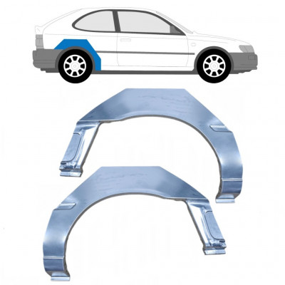 Panel de reparación guardabarros trasero para Toyota Corolla 1991-1998 / Izquierda+Derecha / Conjunto 9402