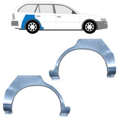 Panel de reparación guardabarros trasero para Toyota Corolla E10 1991-1998 / Izquierda+Derecha / COMBI / Conjunto 12657