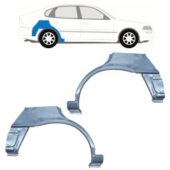 Panel de reparación guardabarros trasero para Toyota Corolla E10 1991-1998 / Izquierda+Derecha / LIFTBACK / Conjunto 12663
