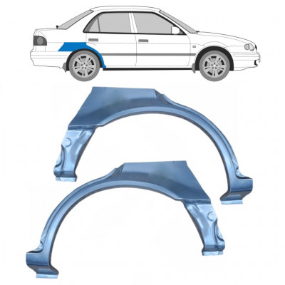 Panel de reparación guardabarros trasero para Toyota Corolla 1997-2002 / Izquierda+Derecha / Conjunto 9212