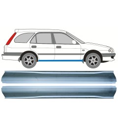 Panel de reparación del umbral para Toyota Corolla E11 1997-2002 / Izquierda+Derecha / Conjunto 9885
